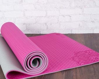 Eco-Friendly TPE Yoga Mat – Non-Slip 6mm Fitness Exercise Mat