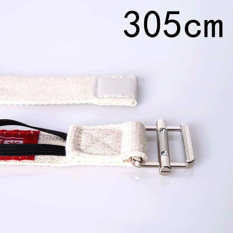 Cotton Yoga Stretch Strap – Adjustable Fitness Stretching Belt