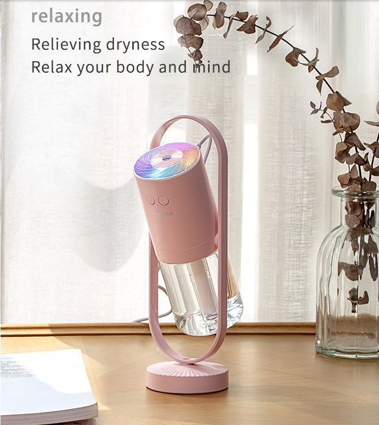 Mini USB Air Humidifier with Projection Light (200ml) – Relax, Refresh & Glow