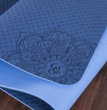Eco-Friendly TPE Yoga Mat – Non-Slip 6mm Fitness Exercise Mat