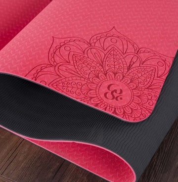 Eco-Friendly TPE Yoga Mat – Non-Slip 6mm Fitness Exercise Mat