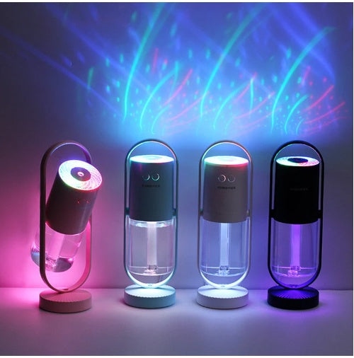 Mini USB Air Humidifier with Projection Light (200ml) – Relax, Refresh & Glow